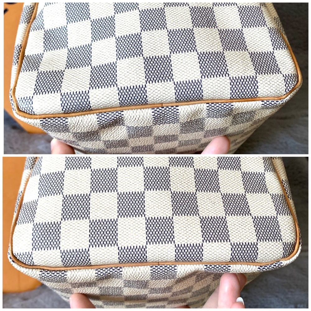 Louis Vuitton Speedy 30 Damier Azur Satchel Bag - Picture 6 of 16